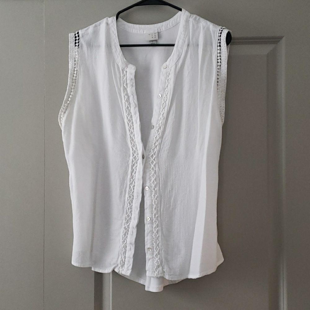 White dress top
